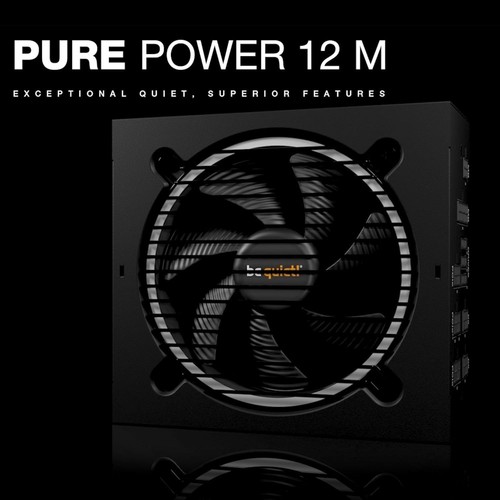 be quiet! Pure Power 12 M 550W, ATX 3.1 und PCIe 5.1 kompatibel, 80 Plus Gold, m - Picture 2 of 8