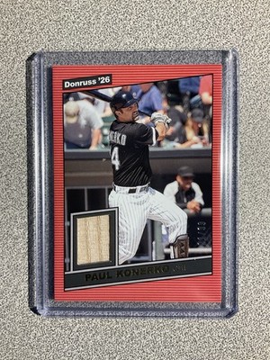 2026 Donruss Retro 1986 Materials Red 21/99 Paul Konerko Game Used Relic #RM-PK