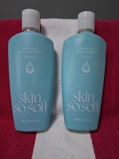 Avon Skin So Soft Original Bath Oil 16.9 fl oz Jojoba Moisturizing Body Oil X2