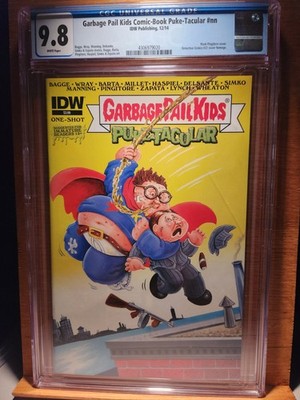 Garbage Pail Kids Comic Book Puketacular NN CGC 9.8, Det. Comics 27 Homage