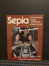 1978 May SEPIA Magazine, Jackson Girls, Janet, La Toya & Rebbie (VRN2)
