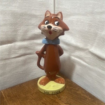 Relco Mr. Jinx Animated Cat Ceramic Figurine Animals & Dinosaurs