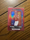 Jayden Daniels 2024 Obsidian Fire And Ice Red /75 SSP Commanders Rookie RC SSP