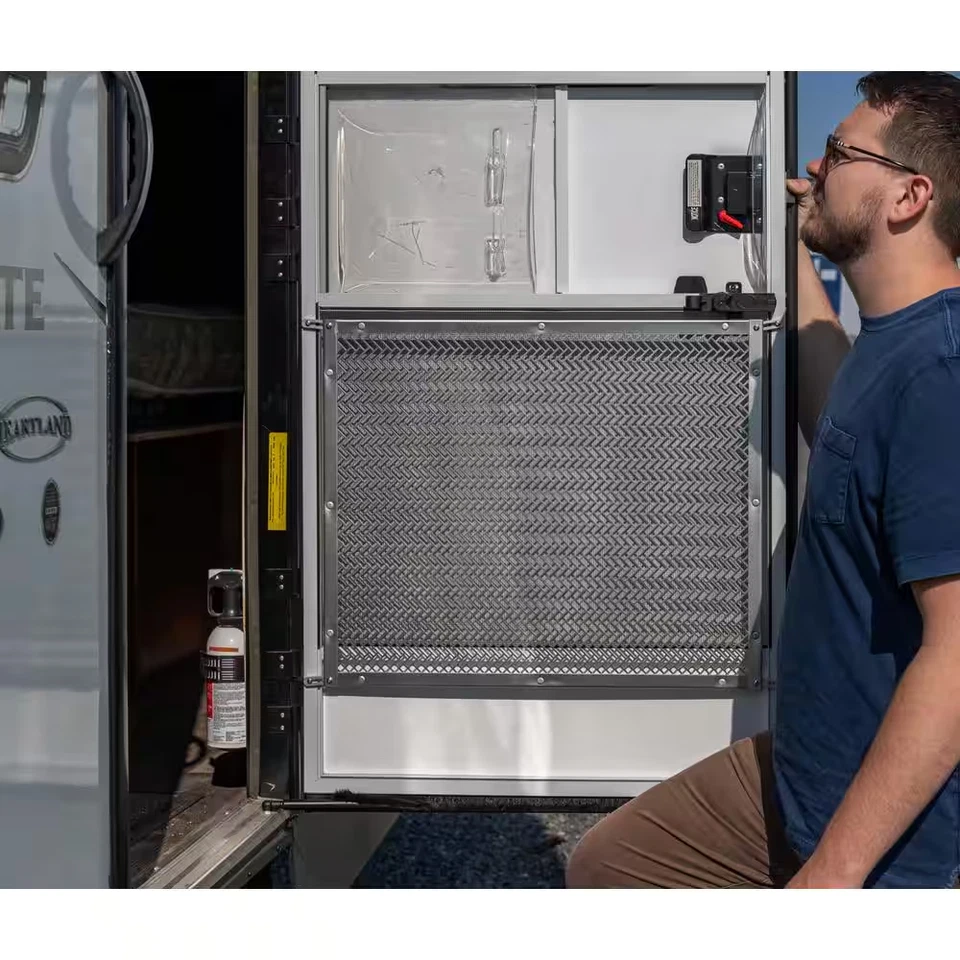 Parrilla estándar para puerta de pantalla, aluminio Foto 4 de 4