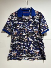 ROBERT GRAHAM - MEN'S CLASSIC FIT SHORT SLEEVE GOLF POLO SHIRT - MEDIUM