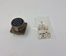 Amphenol Military-Grade Female Circular Connector with 14 Copper Socket Contacts