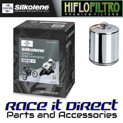 Öl & Filter für Harley FXSTSSE SE Softail Springer 2007 Race Chrom Silko HF