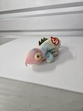 Mint condition Ty Beanie Baby IGGY the tie-dye iguana lizard NEW WITH TAGS