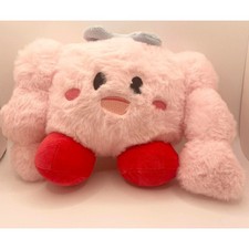 Japanese Kirby Plush Muscle Variant Pink Gaming Character Stuffed Animal