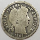 1892-O Barber Dime (Lot#1)