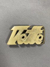 Vintage 1970 s Corvette "Vette" Solid Brass Belt Buckle
