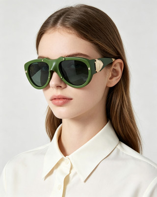 Burberry BE 4433 Sunglasses 4138/71 Green 4433-U Frame Size: 57 20-125