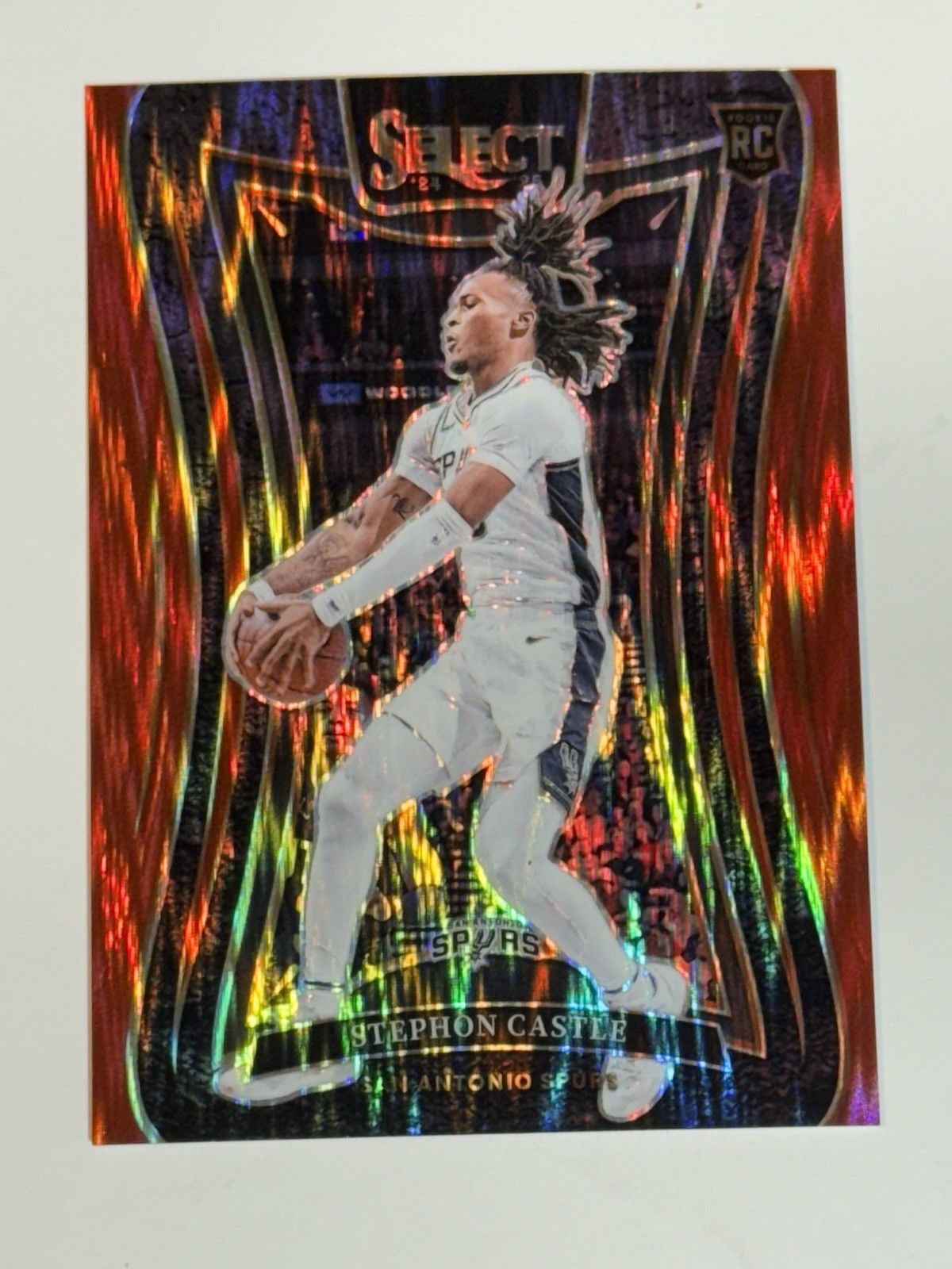 2024-25 Panini Select Basketball Mezzanine Stephon Castle RED FLASH #284/299! RC