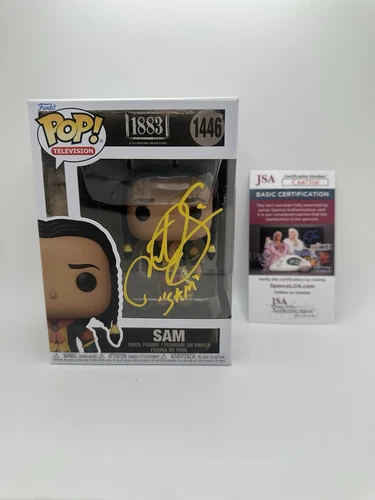 MARTIN SEINSMEIER SIGNED SAM 1883 YELLOWSTONE STORY FUNKO POP JSA AUTHENTICATED