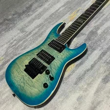 6 String Electric Guitar Tremolo System Bridge Cloud Maple Top Mahogany Body ESP