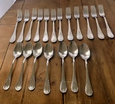19 Pc Guy Degrenne Villandry-Marquise MADE IN FRANCE 18/10 Stainless Beautiful!