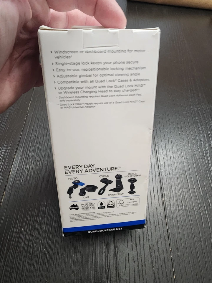 LATEST MODEL V3 QUAD LOCK® WINDSCREEN DASH CAR SUCTION MOUNT MOUNTING KIT HOLDER - Image 2 of 4