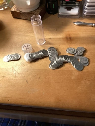 Roll Of 50 Mixed Mercury Bullion Dimes Listed At Immediate Purchase At Spot