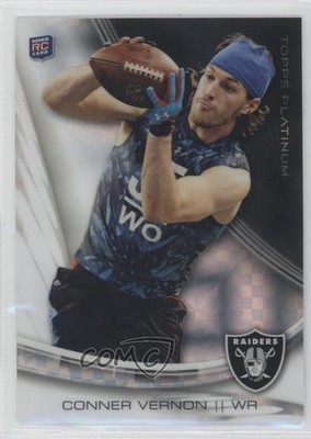 2013 Topps Platinum X-Fractor Conner Vernon #102 Rookie RC c7y