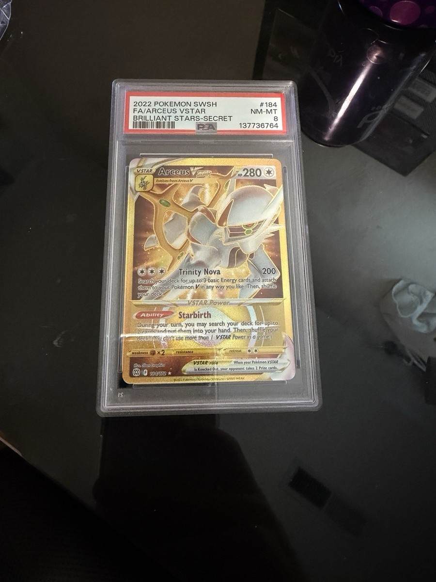 Arceus VSTAR (Secret) 184/172 Swsh09: Brilliant Stars Holo for