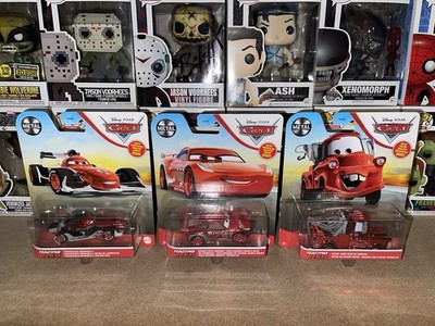 Disney Pixar Cars 2021 Racing Red Mater Metallic Chase Metal 15th