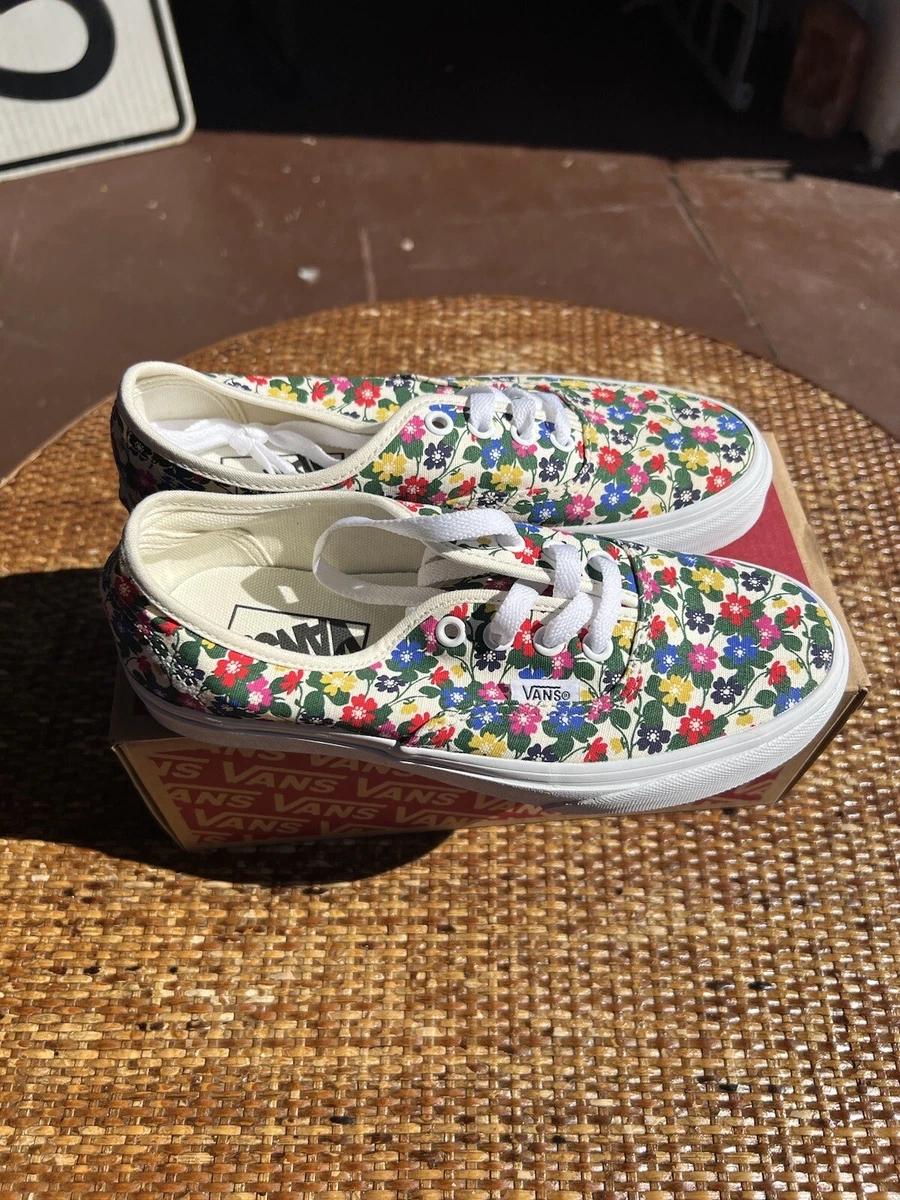 Vans top floral trainers
