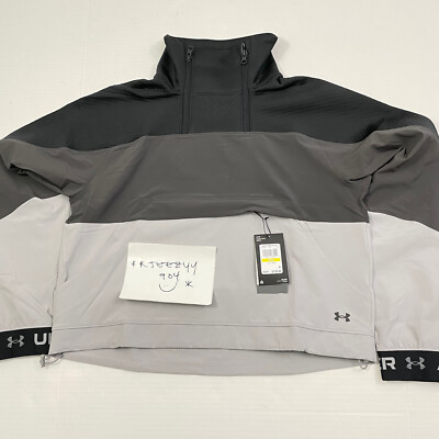 $150 Womens Size M Under Armour UA Rush Storm Jacket Swacket 1357478 Medium