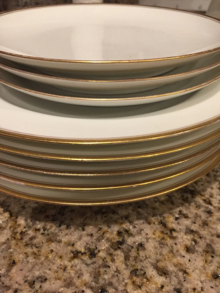 Haviland & Co Limoges para Howell-Dohrmann 5 platos de cena y 3 ensaladas Foto 2 de 4