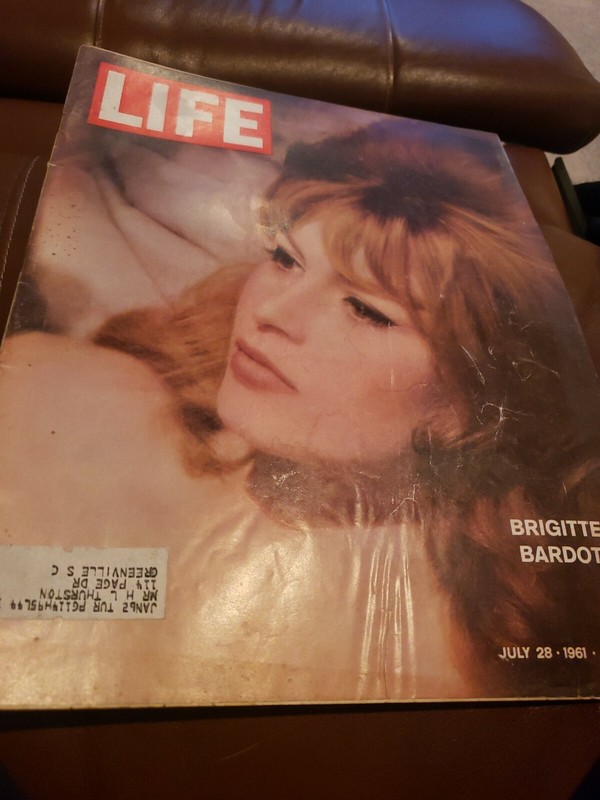 Life Magazine July 28 1961 65th Birthday Present Brigitte Bardot