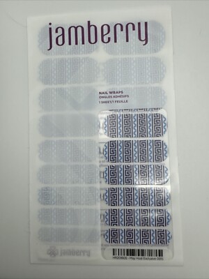Jamberry Nail Wraps 2016 May Host exclusive (blue stripe)
