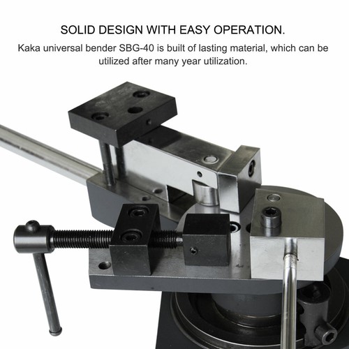 Universal Bender, High Capacity Metal Bender for Flat, Round, Angle Steel SBG-40 - Picture 13 of 19