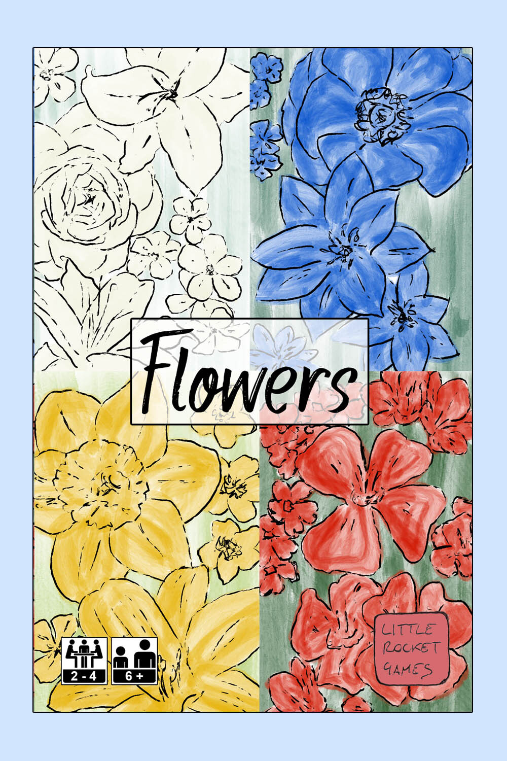 Merchandising Little Rocket Games: Flowers