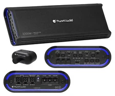 Planet Audio MB2200.5D Mini Bang Series 2200w 5 Channel Car Audio Amplifier Amp