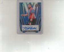 Kevin McCune Autographed Prismatic Blue 2024 Leaf Metal PBA Bowling Card #8/25