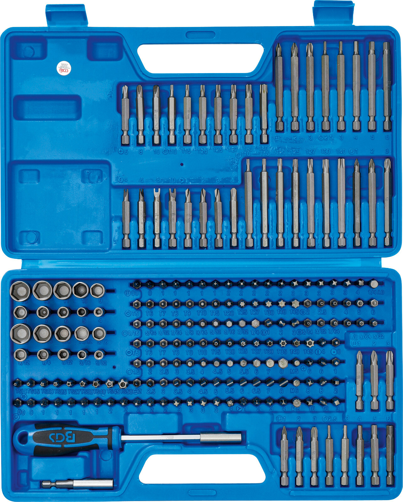 BGS 208x Bits 14 Bit Nüsse Steckschlüssel Akkuschrauber Schraubendreher Satz