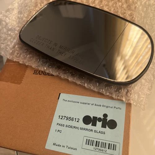 NEW Door Mirror Glass Right SAAB Original Part 56709 fits 03-09 Saab 9-3