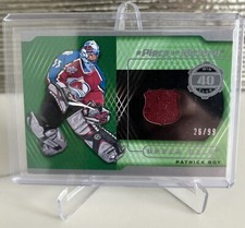 2018-19 UPPER DECK PIECE OF HISTORY JERSEY 40 WIN CLUB PATRICK ROY 26/99
