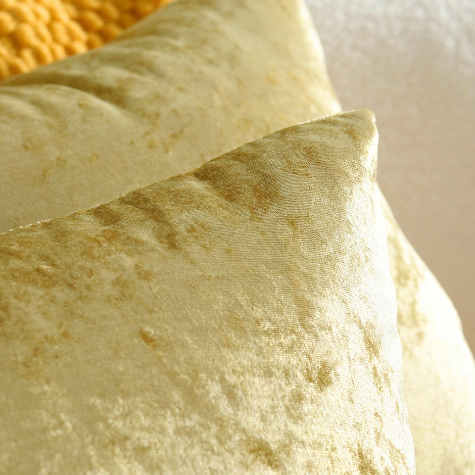 Luxury Crushed Velvet Cushion Cover Throw Pillow Cases Decor 16" 18" 20" 22" 24" - Image 4 of 4