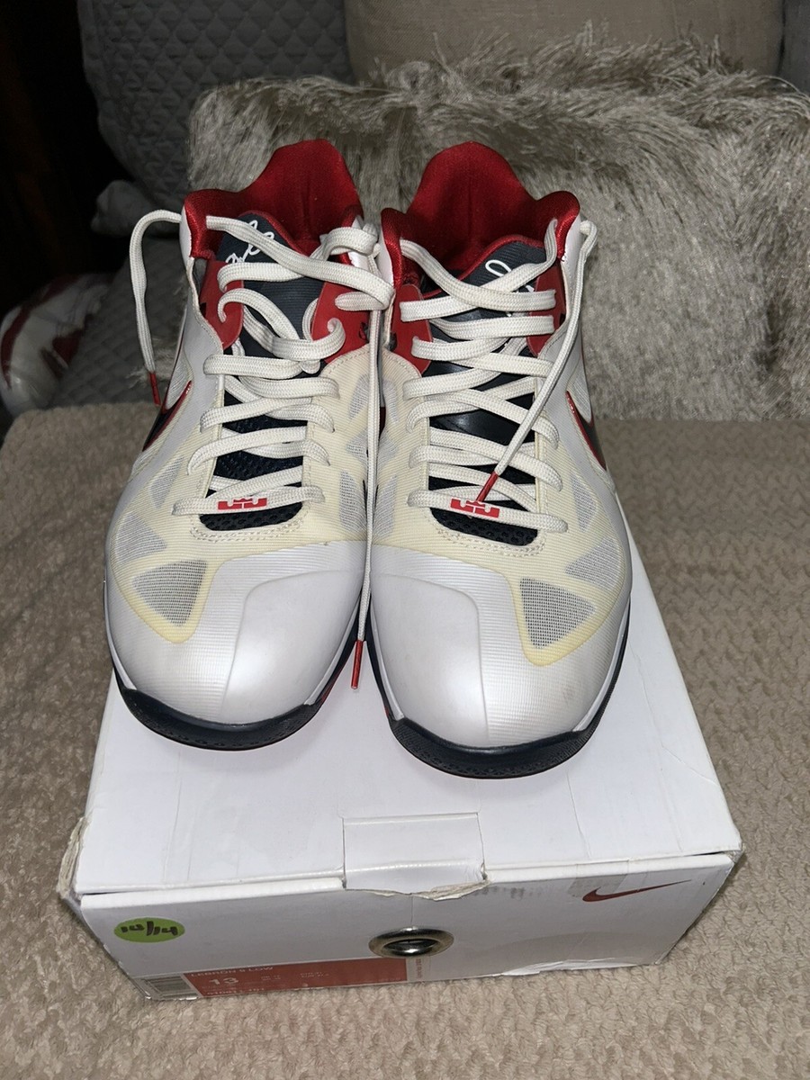 Nike LeBron 9 Low USA 2012 Olympic NBA Retro Jordan Size 13  display picture 2