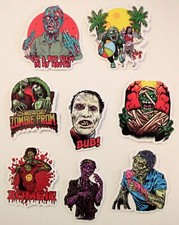 Zombie Brain Eating Monsters Walking Dead Zombies Set A Stickersdecals A