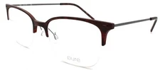 Airlock Pure 2005 604 Men's Eyeglasses Frames Half-rim 52-19-150 Oxblood