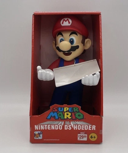 "Figura Soporte Super Mario Nintendo DS de 14"" con Base Estrella NUEVA EN CAJA RARA"