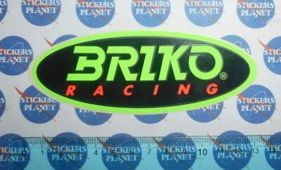  VINTAGE STICKER STICKER STICKER CAR MOTORCYCLE TUNING BRIKO RACING 