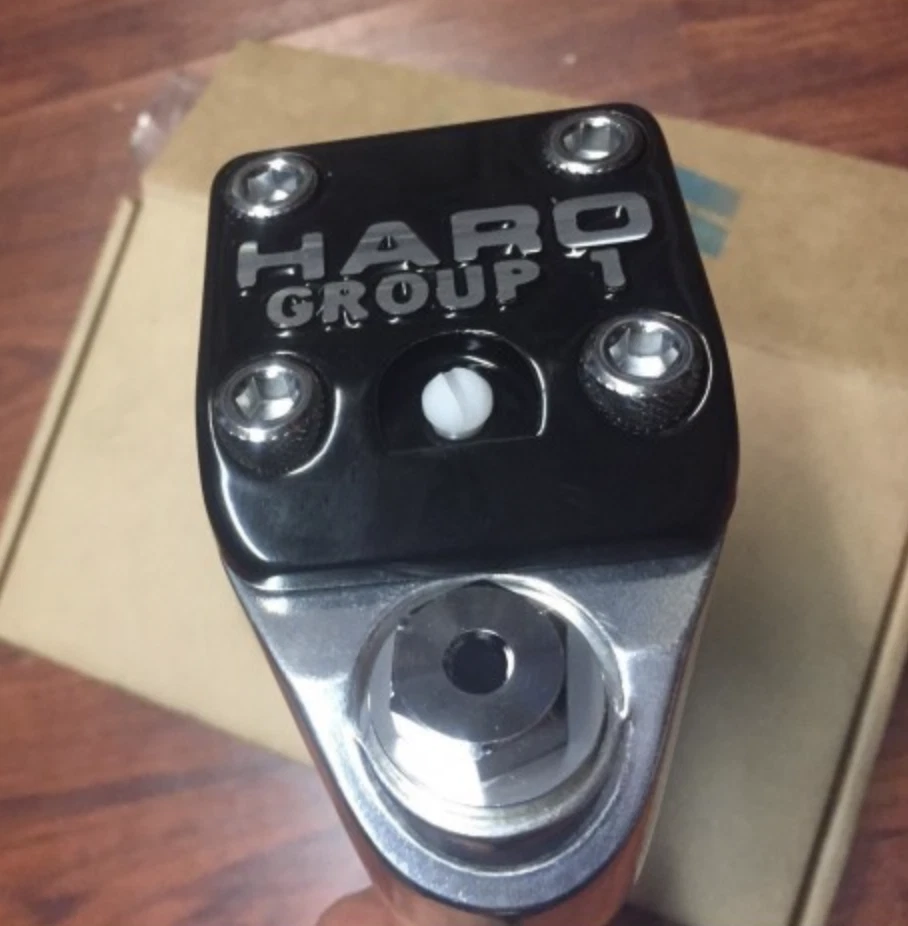 HARO 2021 GROUP 1 BLACK STEM 1 INCH SHAFTED QUILL ONE 1" OLD SCHOOL RETRO 2020 - Image 4 of 4