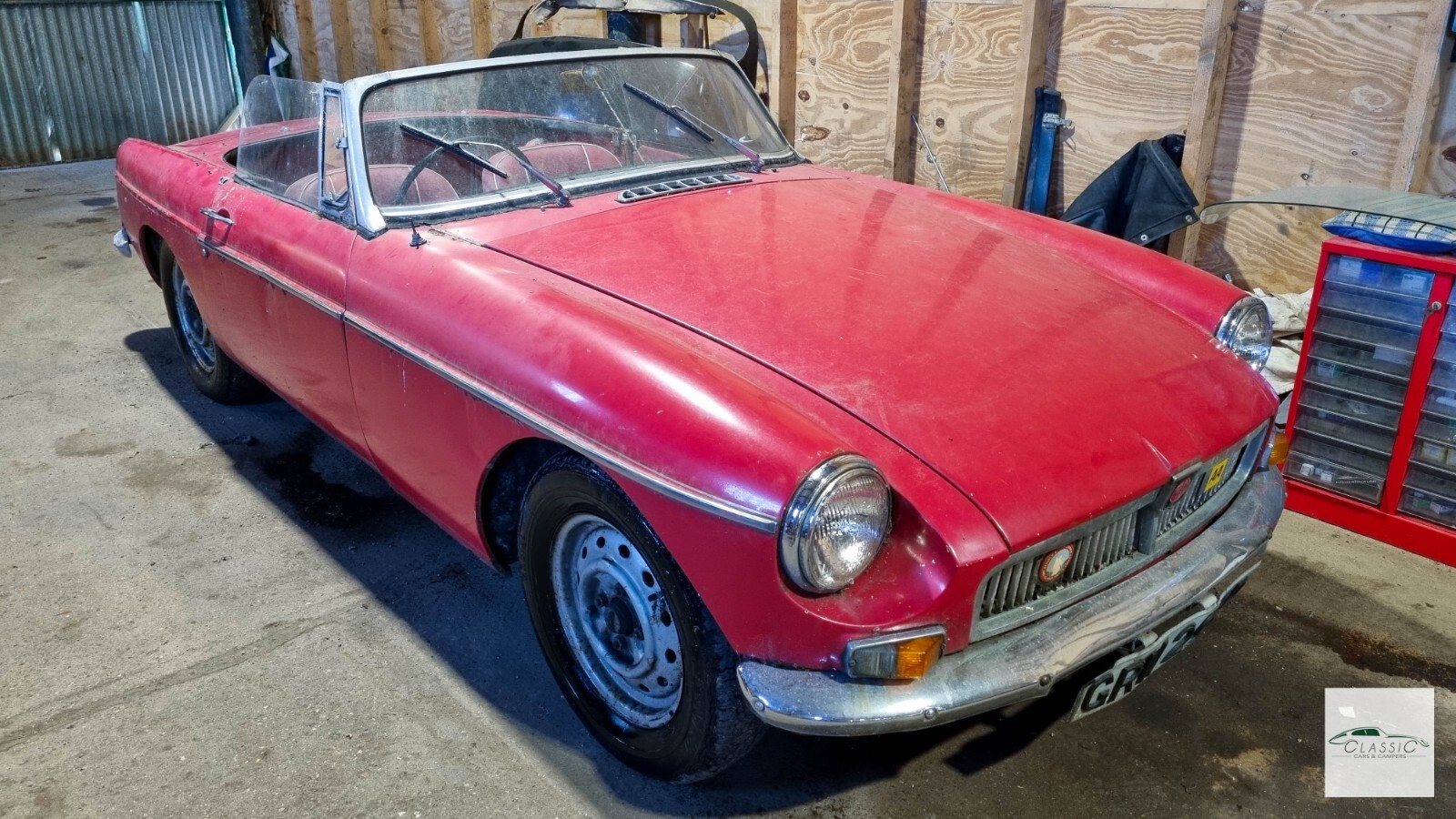 Image 1 - 1966 MG B Roadster - Barn Find Investment Opportunity - BARGAIN