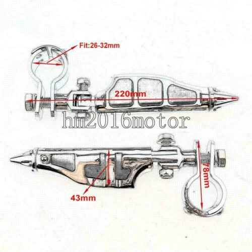 Abrazaderas de montaje de reposapiés de 1"1-1/4" para Harley-Davidson Ultra Limited FLHTK Foto 2 de 4