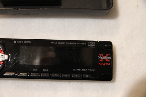SONY CDX-L550X CAR STEREO DETACHABLE FACEPLATE FACTORY SONY CDX-L550X OEM - Picture 4 of 8
