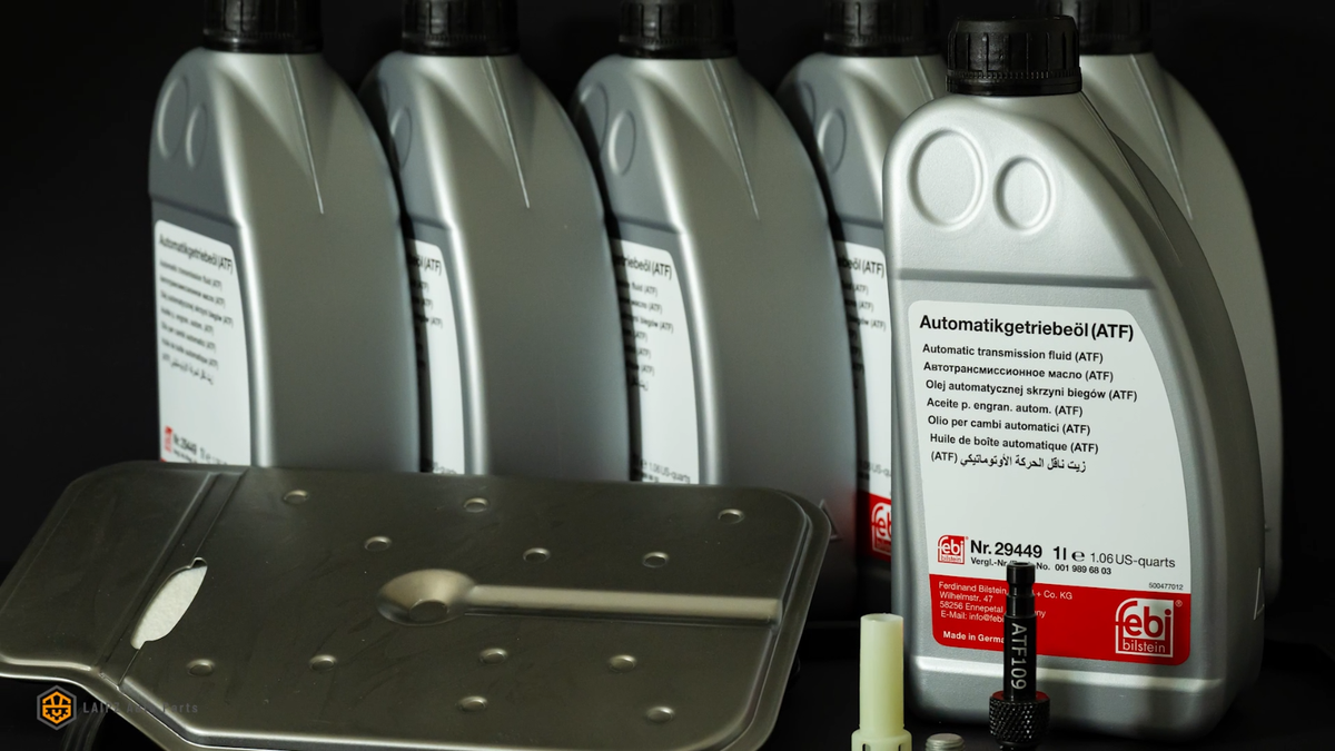 Mercedes-Benz オートマチックトランスミッションフルード 6Lセット Transmission Fluid Service Kit 6L ATF (Red), Filter, Gaskets