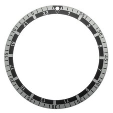 Lunetta originale FORTIS intarsiata nera per B-42 Cosmonauti 649.10.11, Diver 650.10.12