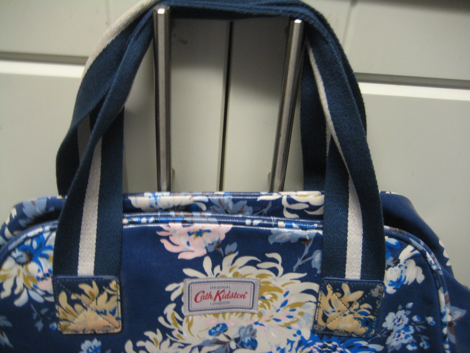 cath kidston navy blue floral oilcloth large holdall bag eBay